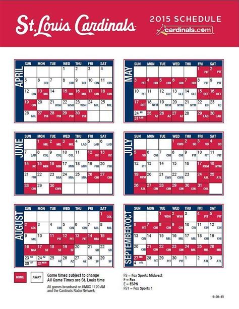 Mlb Opening Day 2023 Cardinals Calendar